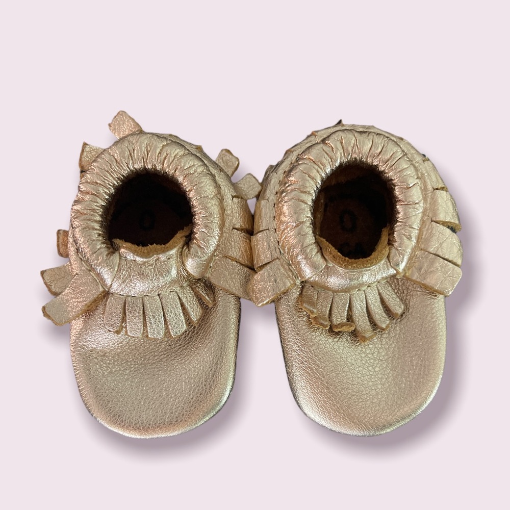 Freshly Picked rose gold Mocs 0